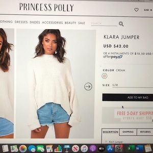 Princess Polly kiara jumper